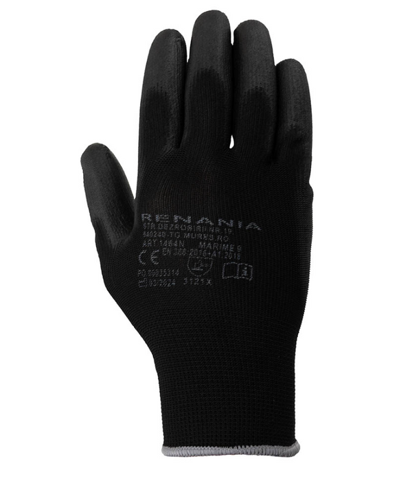 Manusi de protectie mecanica Sensor Black categoria II, Renania, art.C197 (1464N) (1464N)