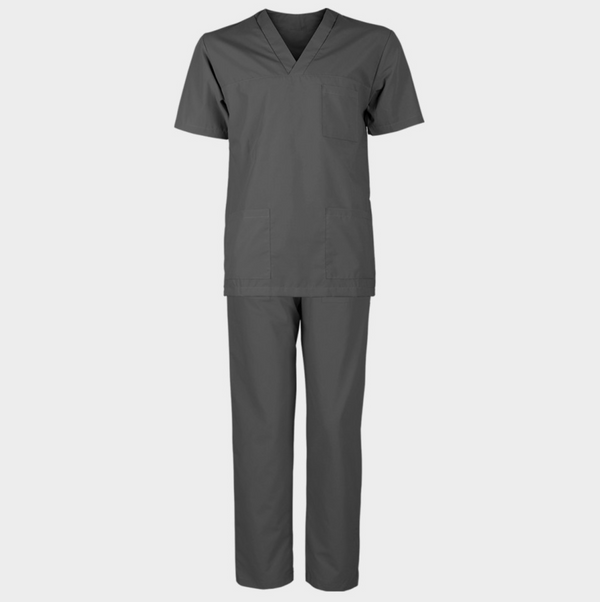 Tunică medicală cu pantaloni M3 ALBASTRU MARIN 1 Tunică medicală cu pantaloni
