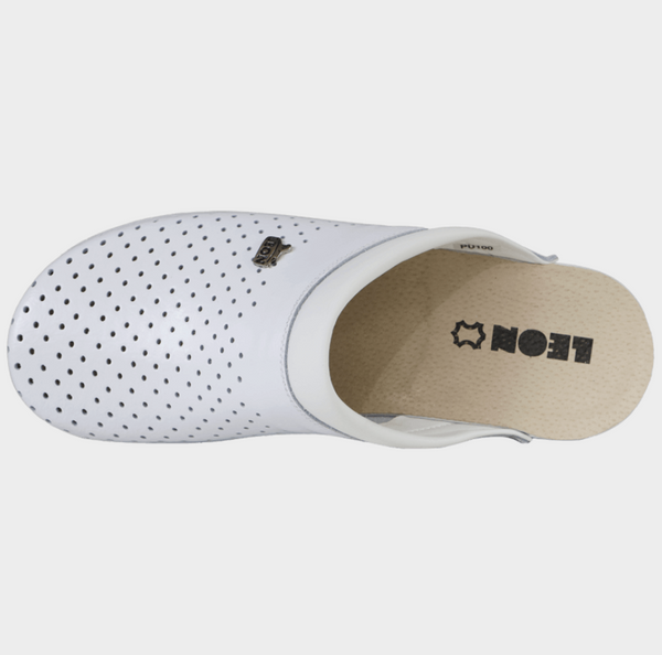 Saboţi pentru bărbați LEON ALB