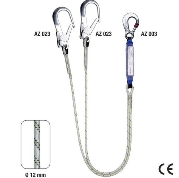 Amortizor soc ABM+LB 122, franghie Ø=12mm, L=2m