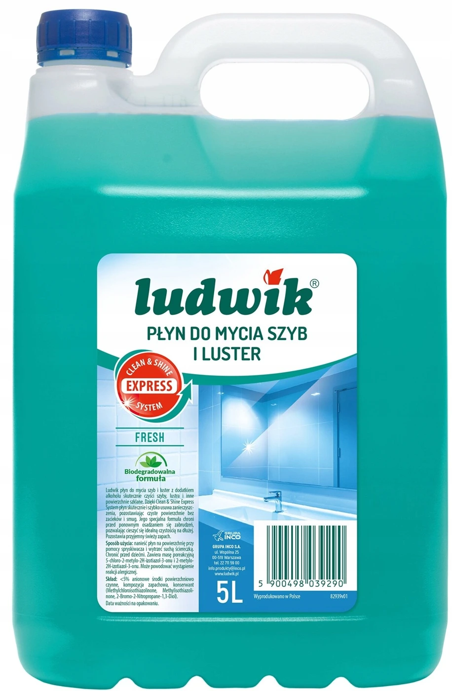 Ludwik – Detergent geam Pro Cool 5L · GM-03