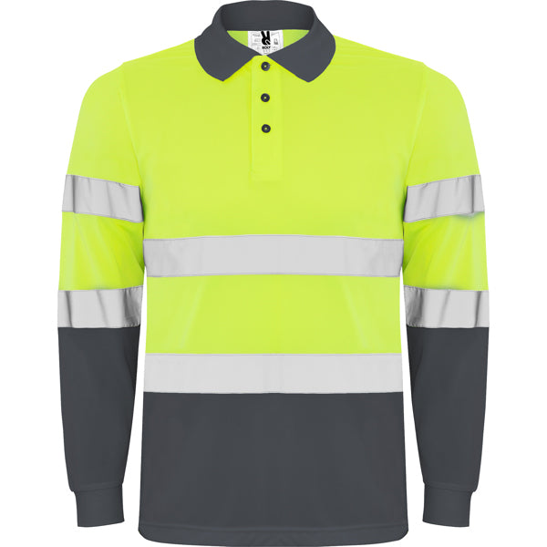 POLARIS L/S PLUMB/GALBEN FLUOR 4XL