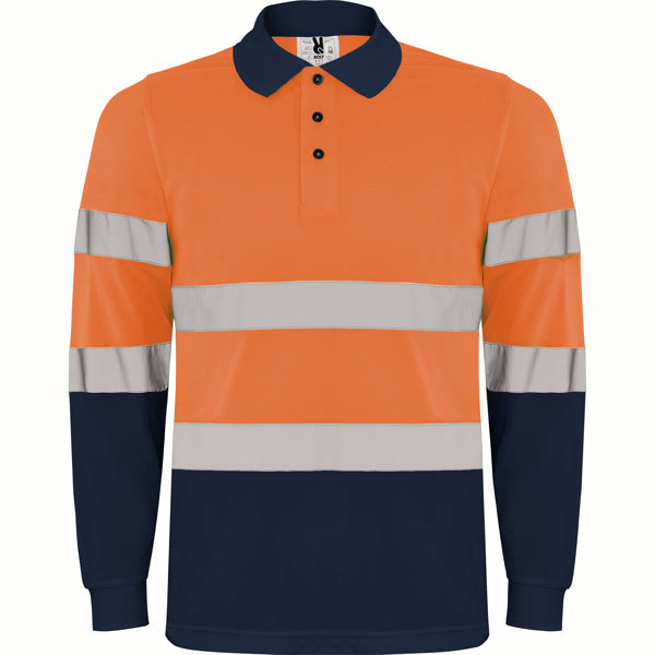 POLARIS L/S BLEUMARIN/PORTOCALIU FLUOR 4XL