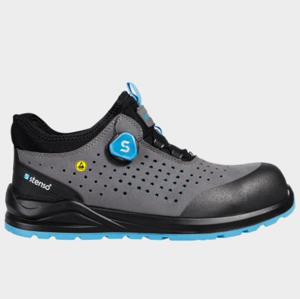 Pantofi de siguranță JETT S1PS ESD GRI/ALBASTRU 06100644